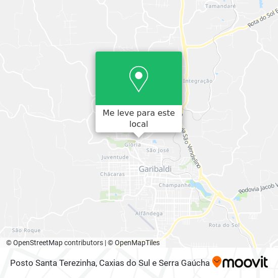 Posto Santa Terezinha mapa