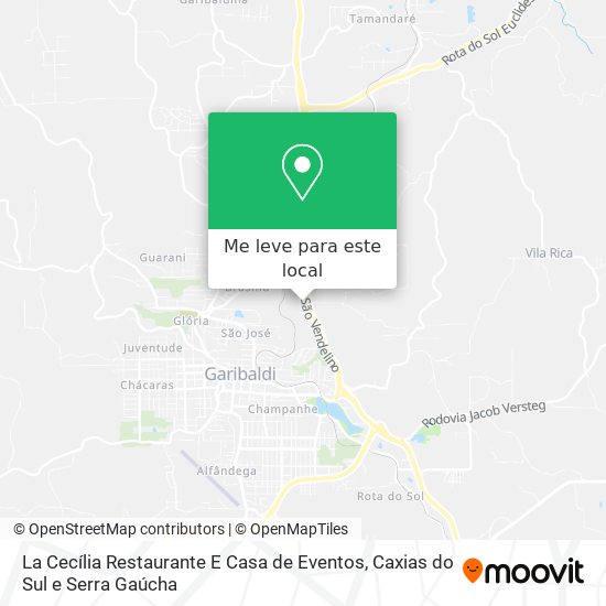 La Cecília Restaurante E Casa de Eventos mapa