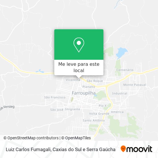 Luiz Carlos Fumagali mapa