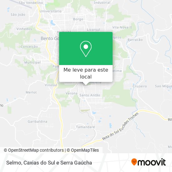Selmo mapa
