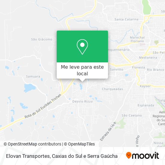 Elovan Transportes mapa