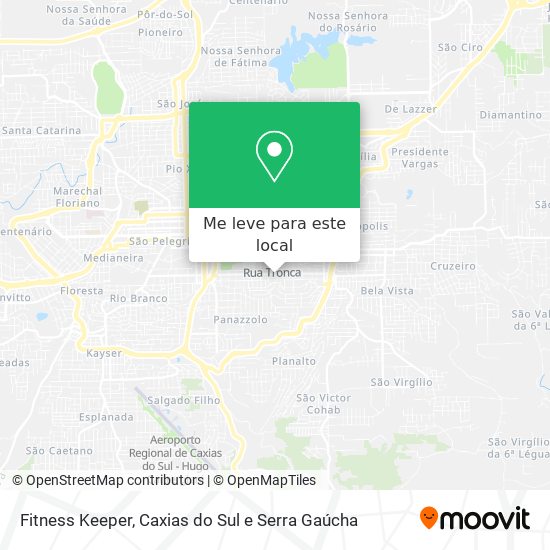 Fitness Keeper mapa