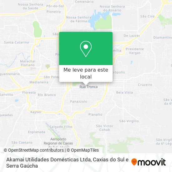 Akamai Utilidades Domésticas Ltda mapa