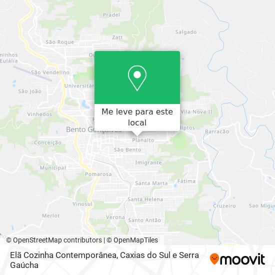 Elã Cozinha Contemporânea mapa