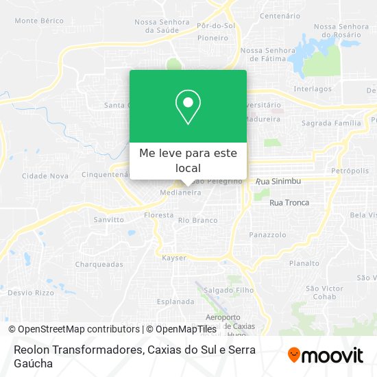 Reolon Transformadores mapa