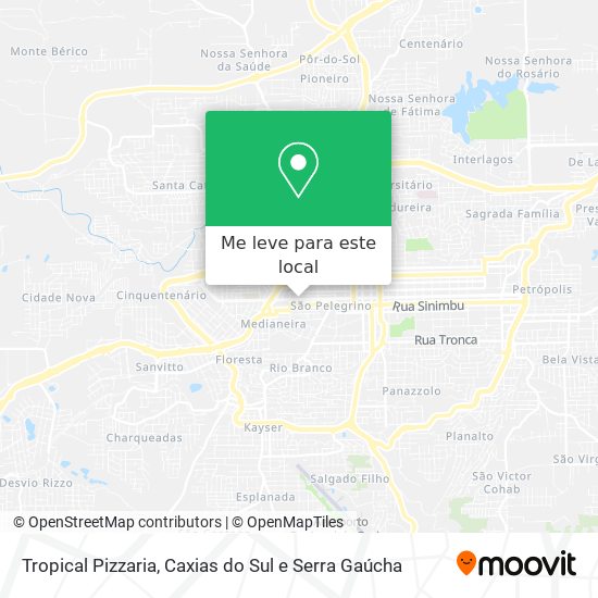 Tropical Pizzaria mapa