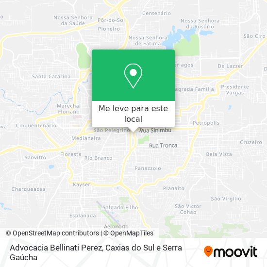 Advocacia Bellinati Perez mapa