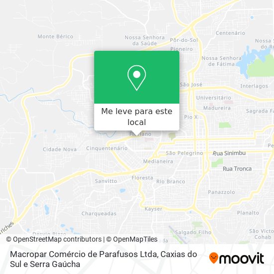 Macropar Comércio de Parafusos Ltda mapa