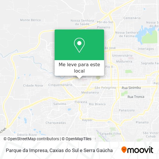 Parque da Impresa mapa