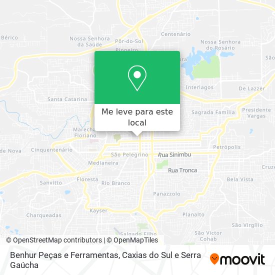 Benhur Peças e Ferramentas mapa