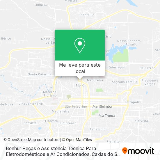 Benhur Peças e Assistência Técnica Para Eletrodomésticos e Ar Condicionados mapa