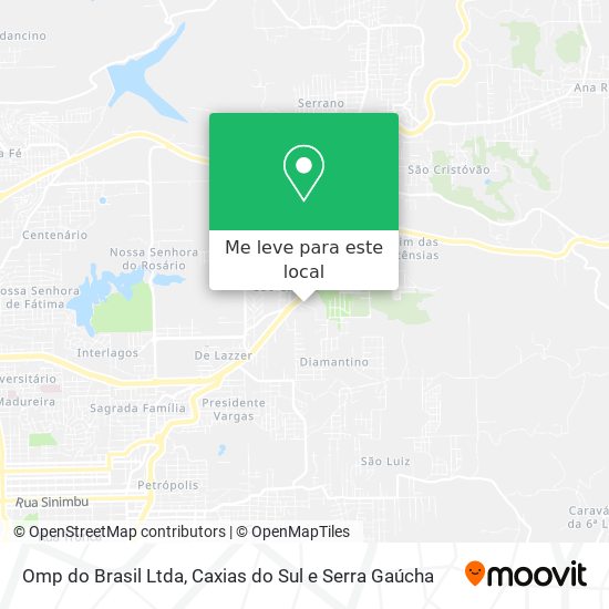 Omp do Brasil Ltda mapa
