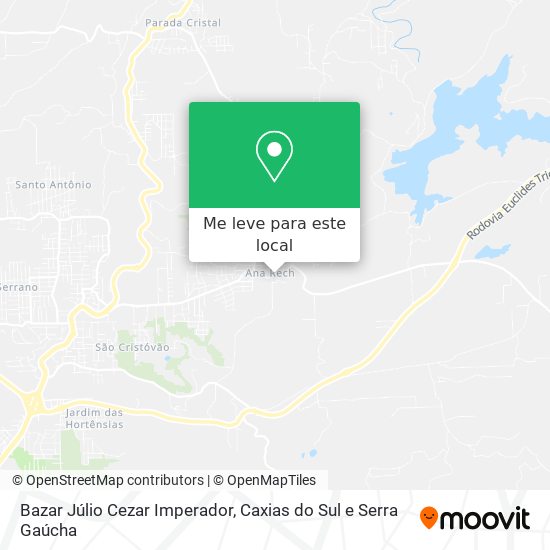 Bazar Júlio Cezar Imperador mapa