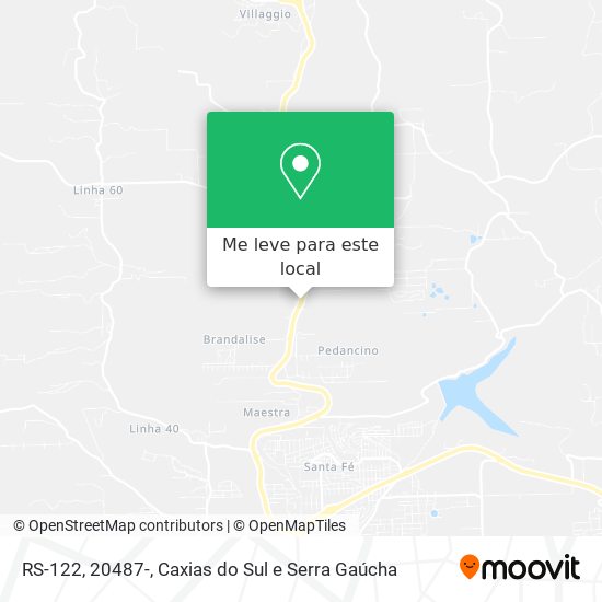 RS-122, 20487- mapa