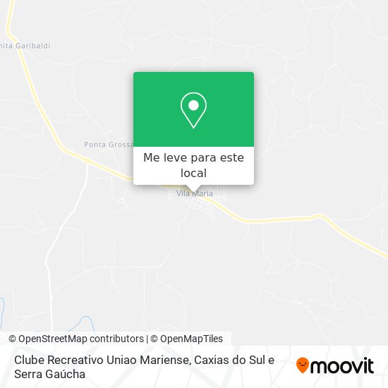 Clube Recreativo Uniao Mariense mapa