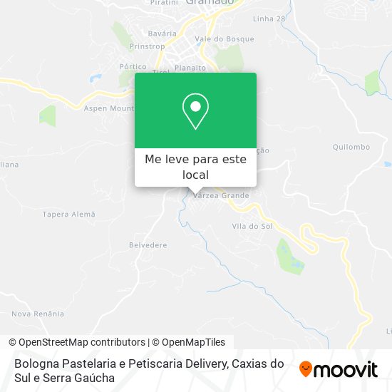 Bologna Pastelaria e Petiscaria Delivery mapa