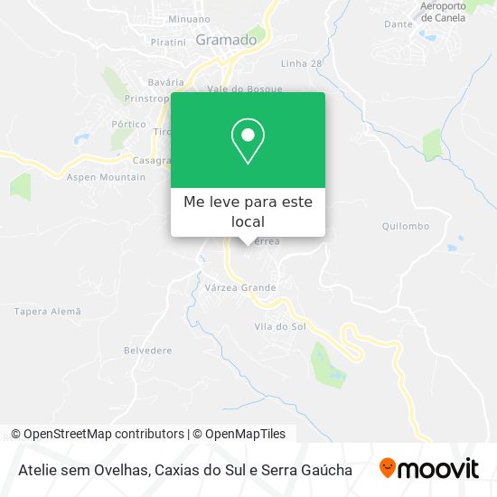 Atelie sem Ovelhas mapa