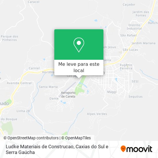 Ludke Materiais de Construcao mapa