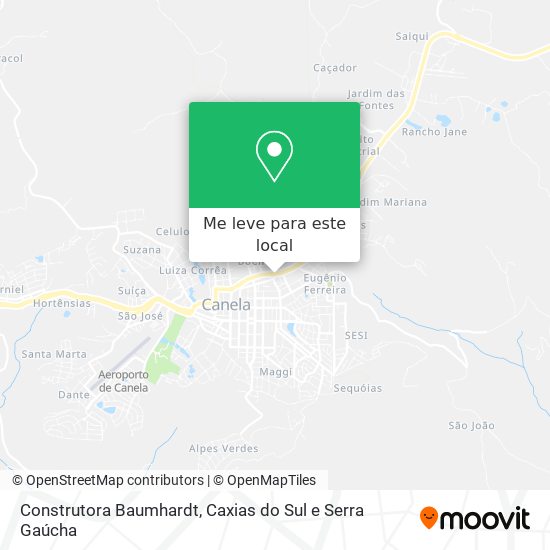 Construtora Baumhardt mapa