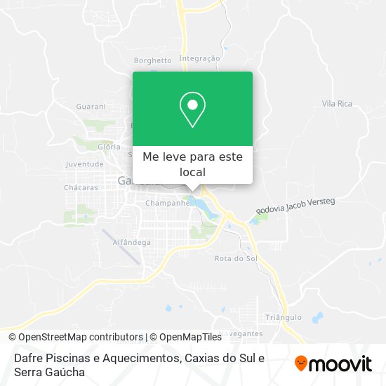 Dafre Piscinas e Aquecimentos mapa