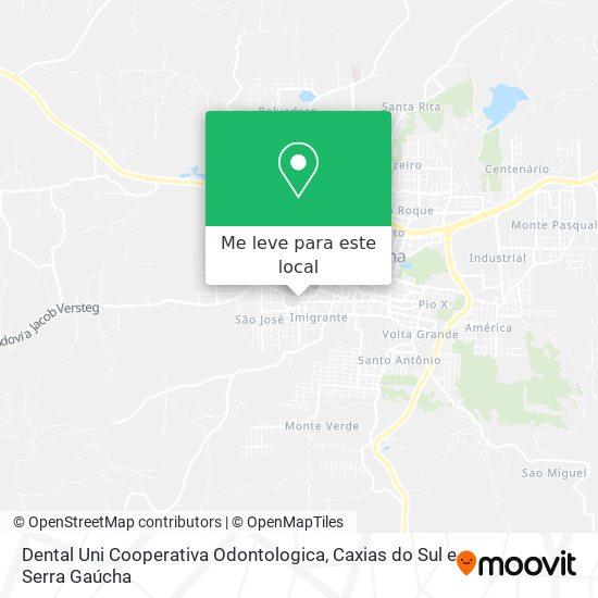 Dental Uni Cooperativa Odontologica mapa