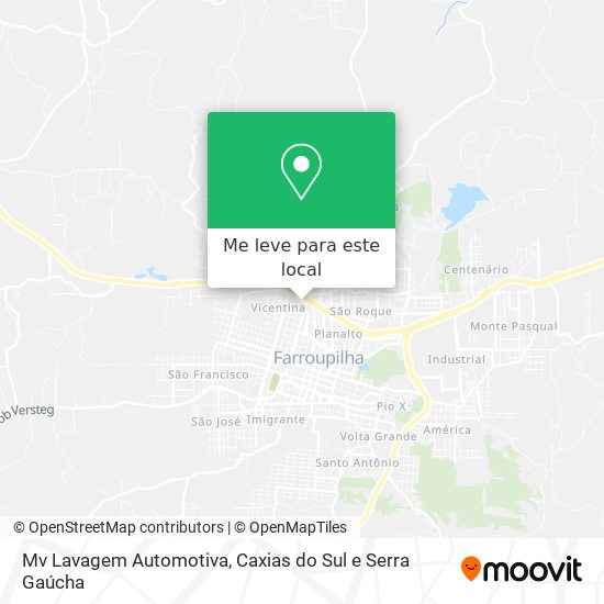 Mv Lavagem Automotiva mapa