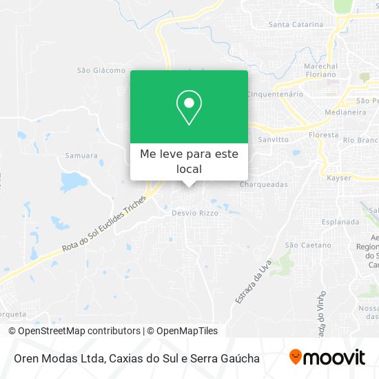 Oren Modas Ltda mapa