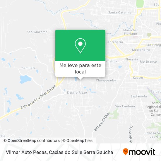 Vilmar Auto Pecas mapa