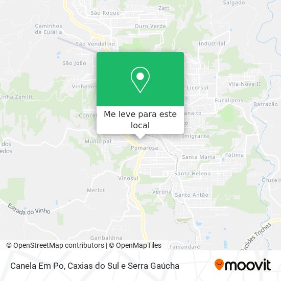 Canela Em Po mapa