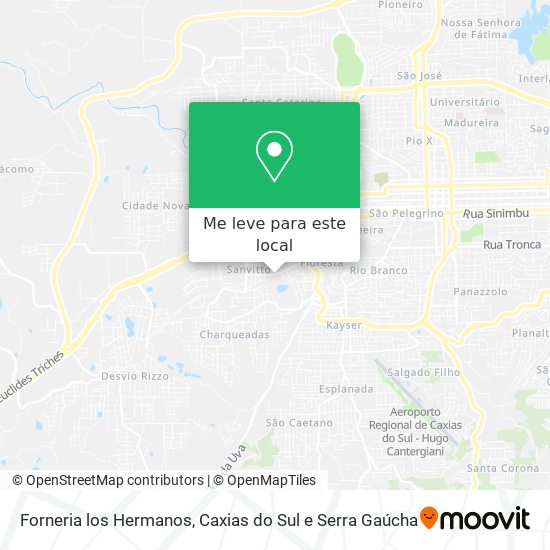 Forneria los Hermanos mapa