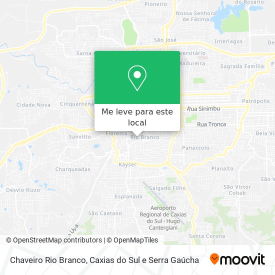 Chaveiro Rio Branco mapa