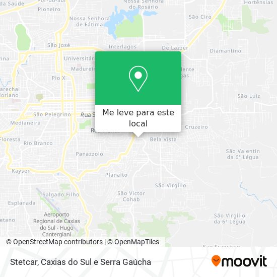 Stetcar mapa