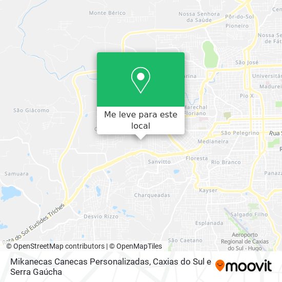 Mikanecas Canecas Personalizadas mapa