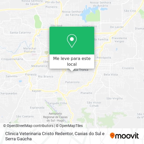 Clinica Veterinaria Cristo Redentor mapa