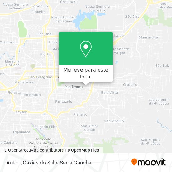 Auto+ mapa