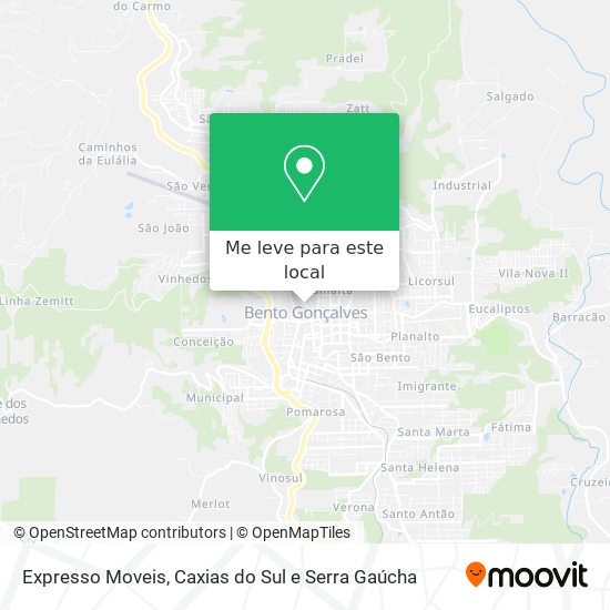 Expresso Moveis mapa