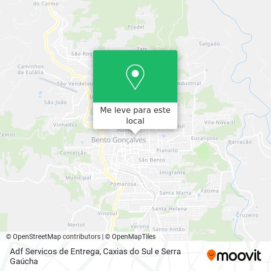 Adf Servicos de Entrega mapa