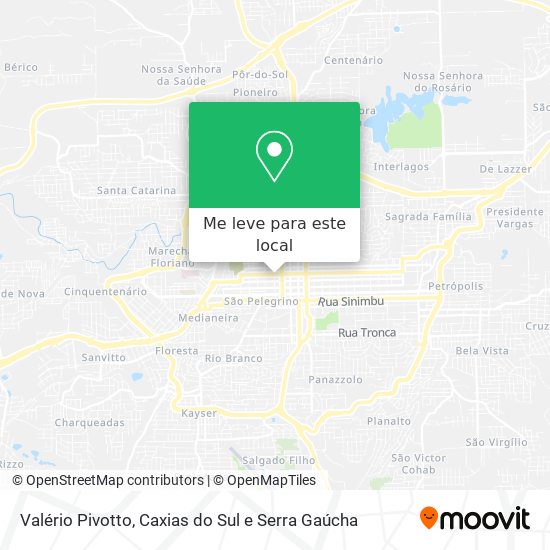 Valério Pivotto mapa
