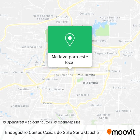 Endogastro Center mapa