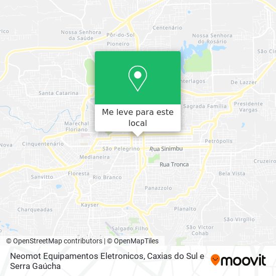Neomot Equipamentos Eletronicos mapa