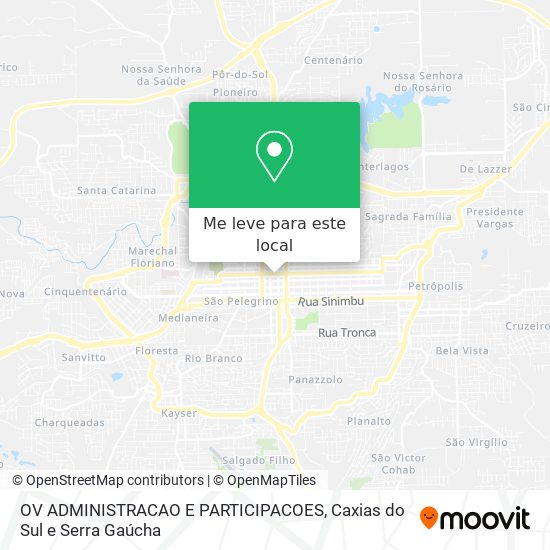 OV ADMINISTRACAO E PARTICIPACOES mapa