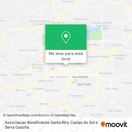 Associacao Beneficiente Santa Rita mapa