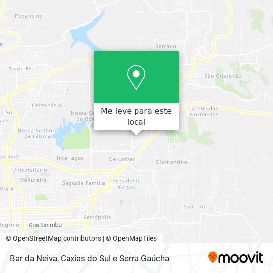 Bar da Neiva mapa