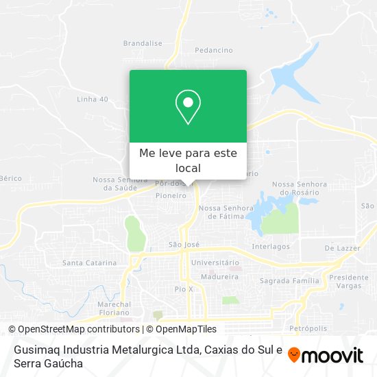 Gusimaq Industria Metalurgica Ltda mapa