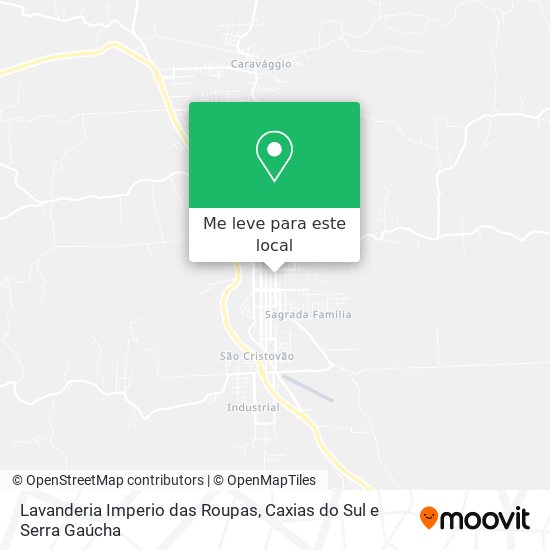 Lavanderia Imperio das Roupas mapa
