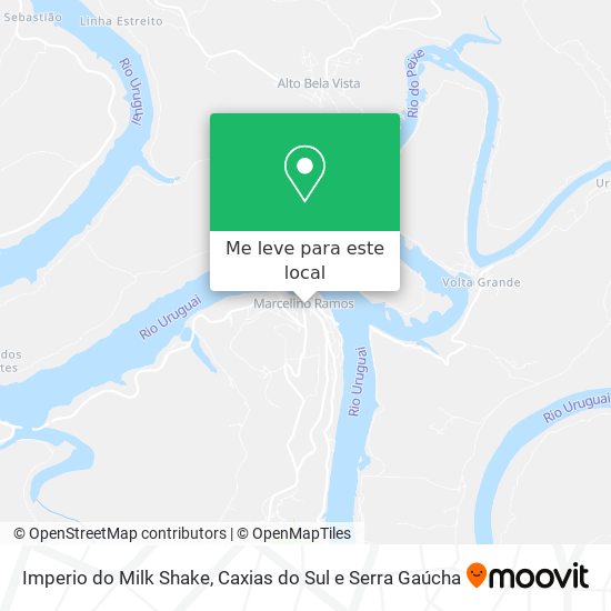 Imperio do Milk Shake mapa