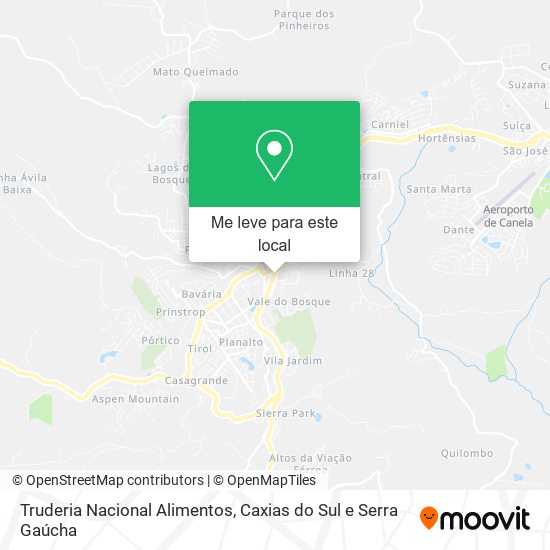 Truderia Nacional Alimentos mapa