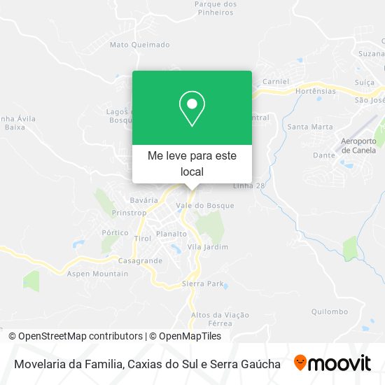 Movelaria da Familia mapa
