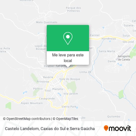 Castelo Landelom mapa