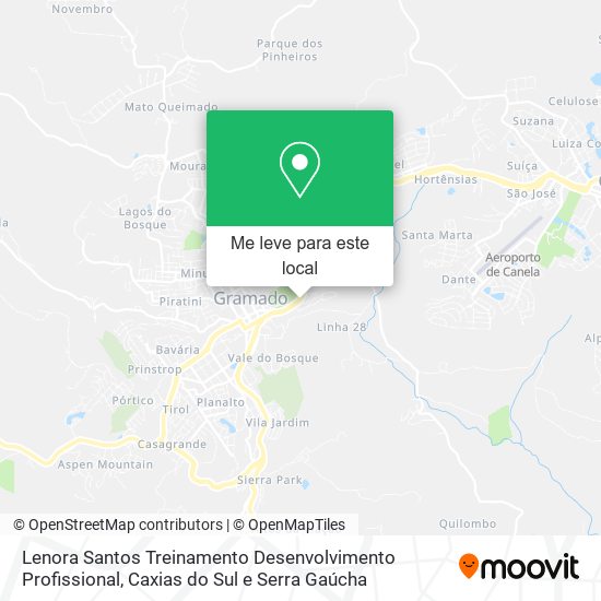 Lenora Santos Treinamento Desenvolvimento Profissional mapa